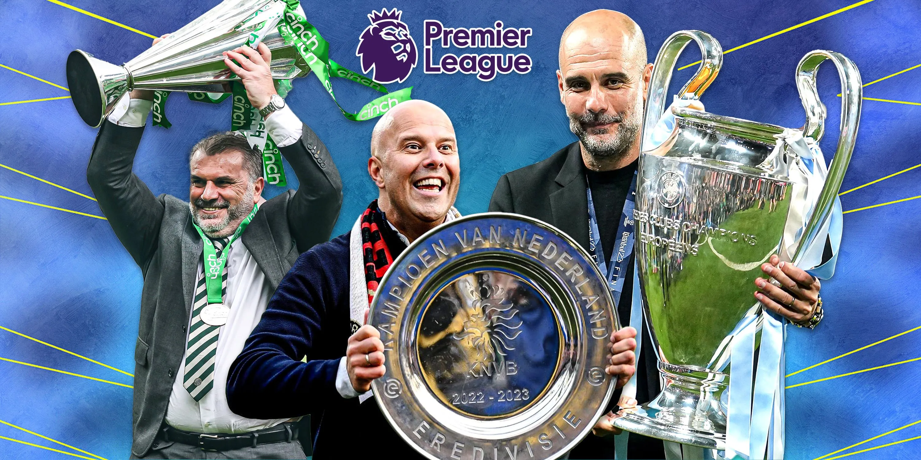 Bảng xếp hạng các HLV Premier League hiện tại theo số danh hiệu lớn giành được