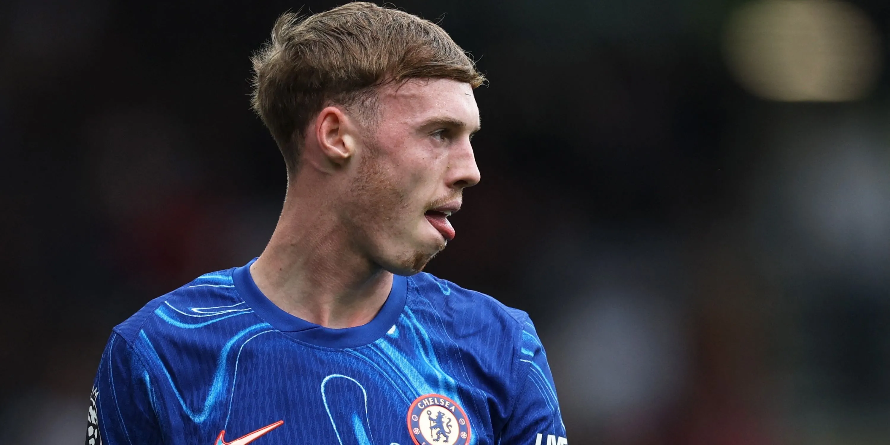 Biểu cảm thất vọng của Cole Palmer cầu thủ Chelsea