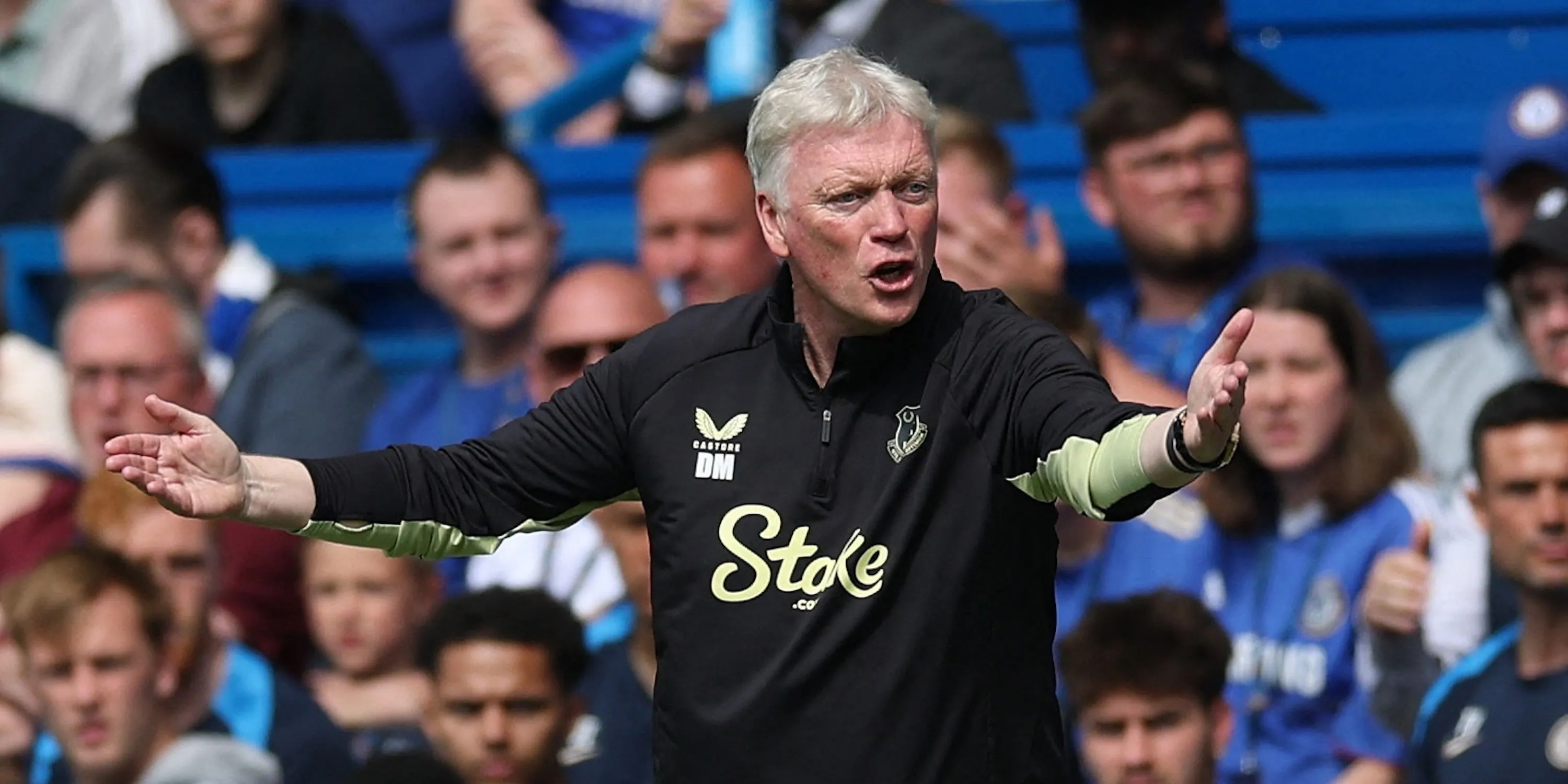 David Moyes HLV Everton phản ứng trên sân