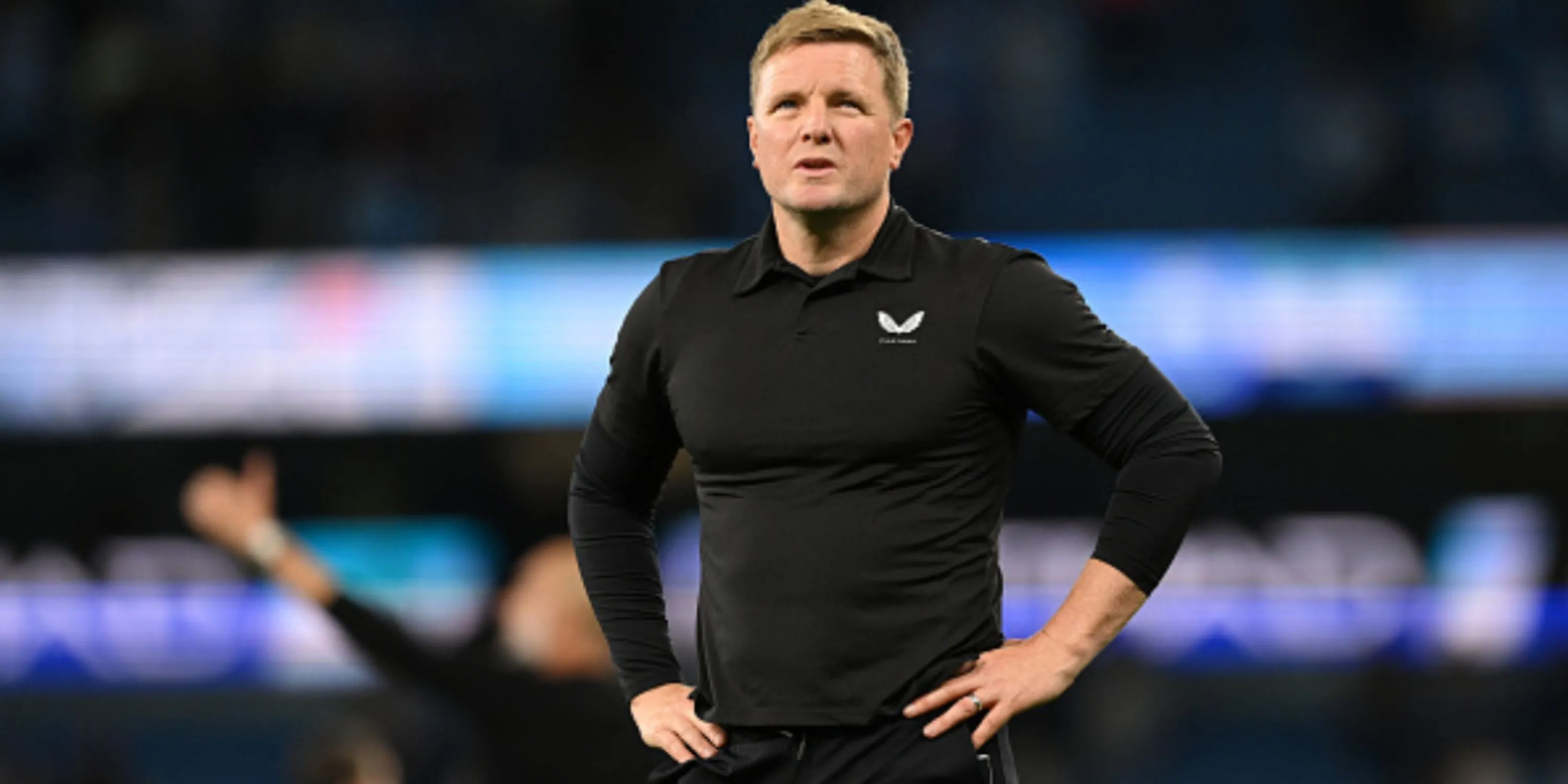 Eddie Howe của Newcastle United trên sân