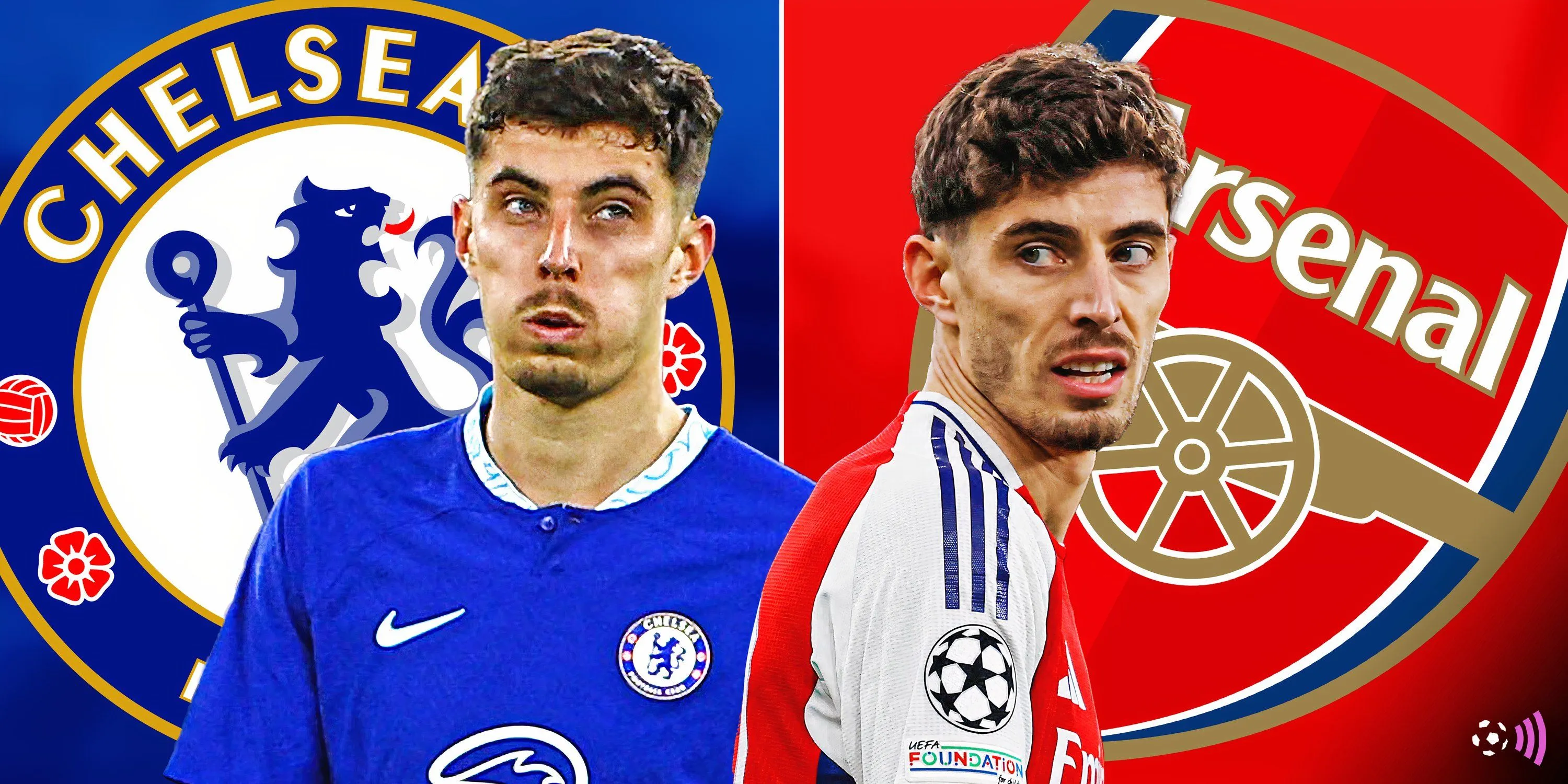 Kai Havertz trong màu áo Chelsea và Arsenal tại Premier League