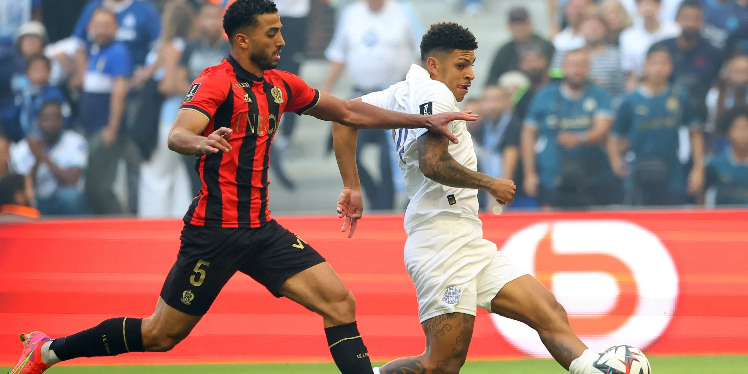 Tiền đạo Luis Henrique trong màu áo Olympique Marseille