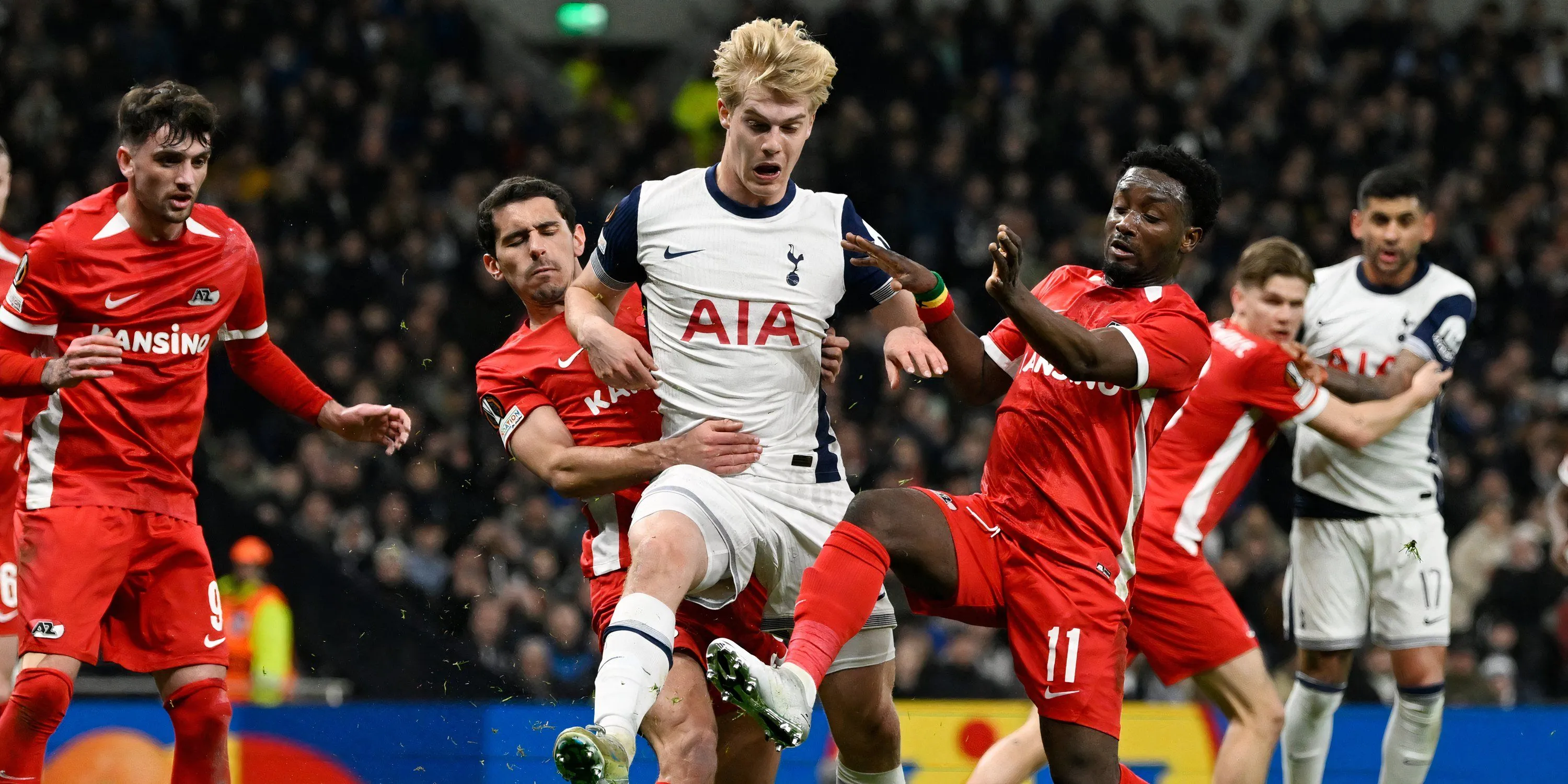 Tiền vệ Lucas Bergvall của Tottenham dính chấn thương, bỏ lỡ trận chung kết Europa League