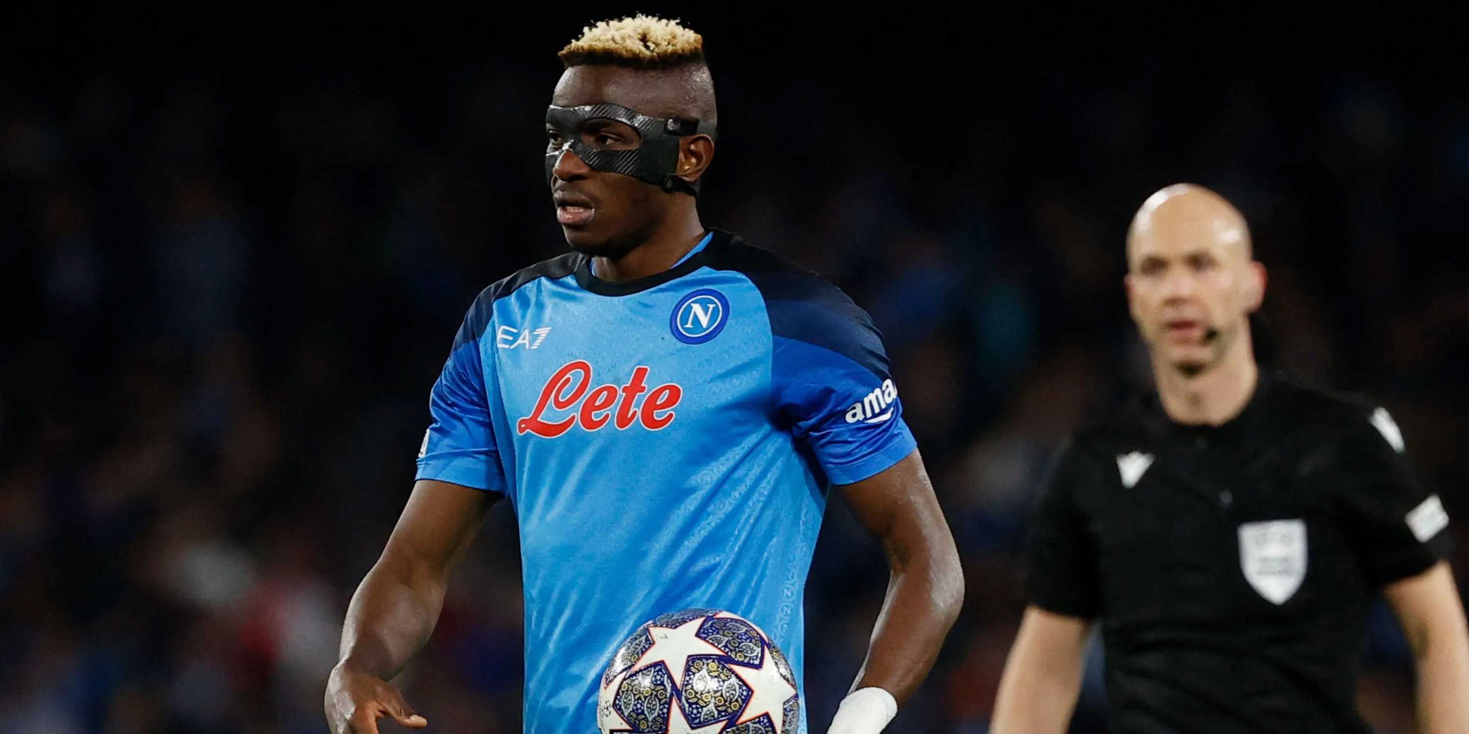 Victor Osimhen trong màu áo Napoli tiềm năng mục tiêu của Chelsea