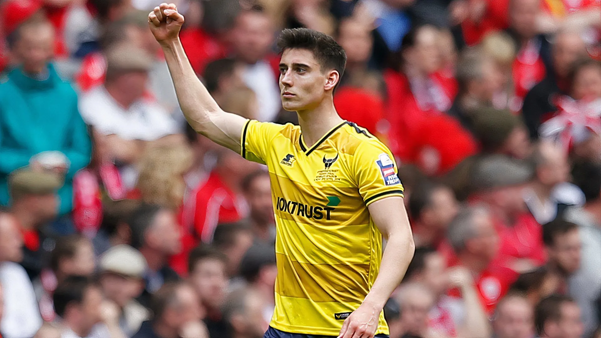 Callum O'Dowda trong màu áo Cardiff City, cầu thủ đang được Oxford United quan tâm chiêu mộ.