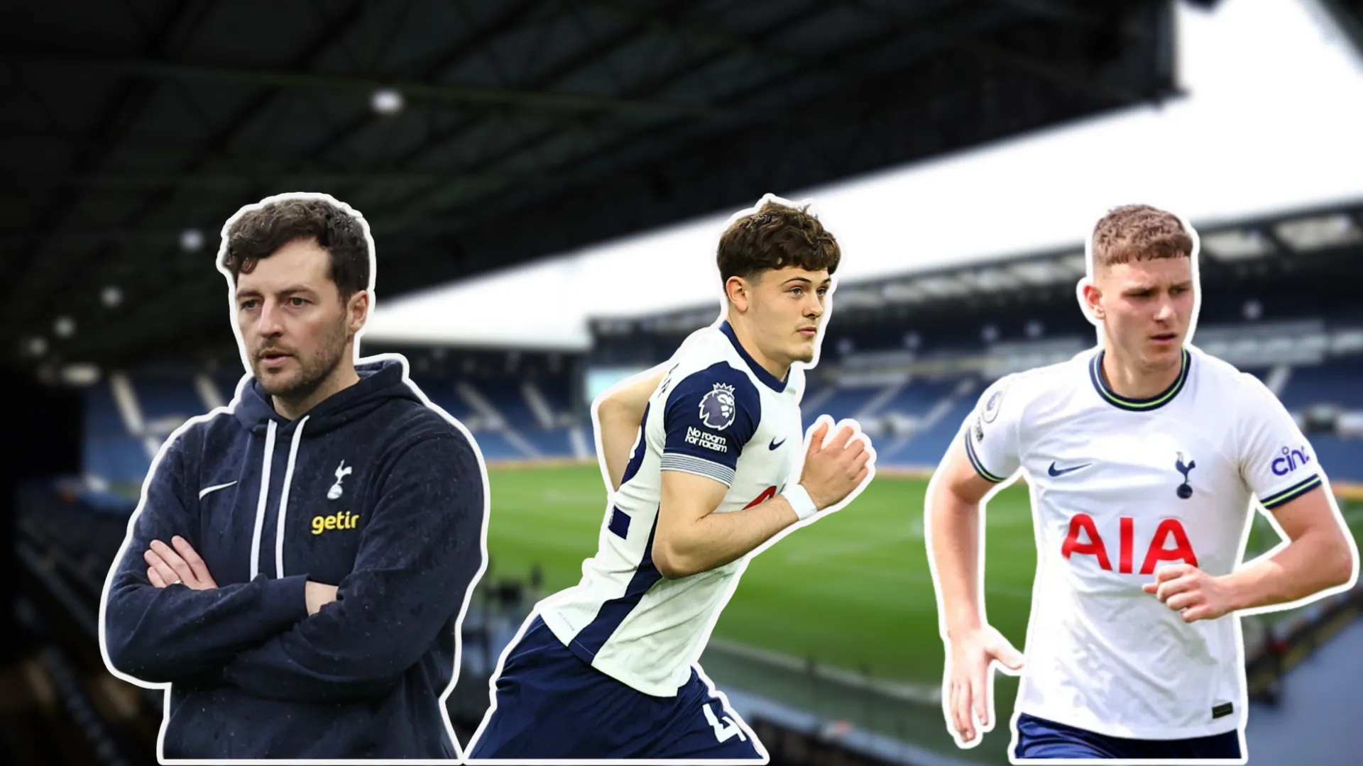 HLV Ryan Mason cùng hai cầu thủ trẻ liên quan đến West Brom: Will Lankshear và Jamie Donley