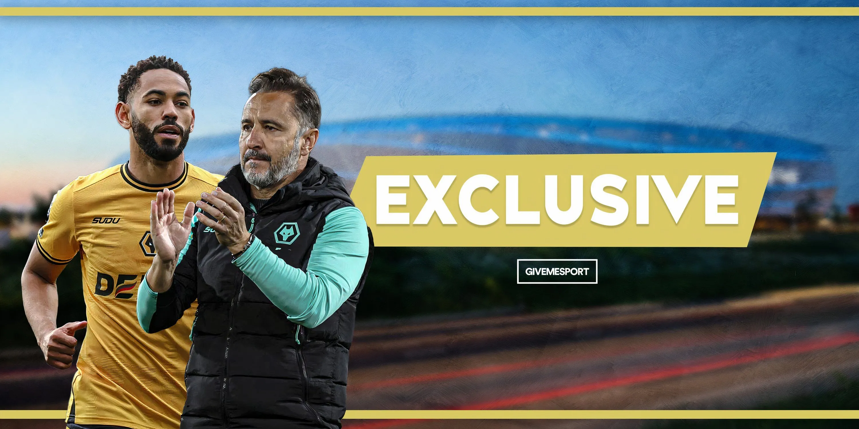 HLV Vitor Pereira và tiền đạo Matheus Cunha của Wolves