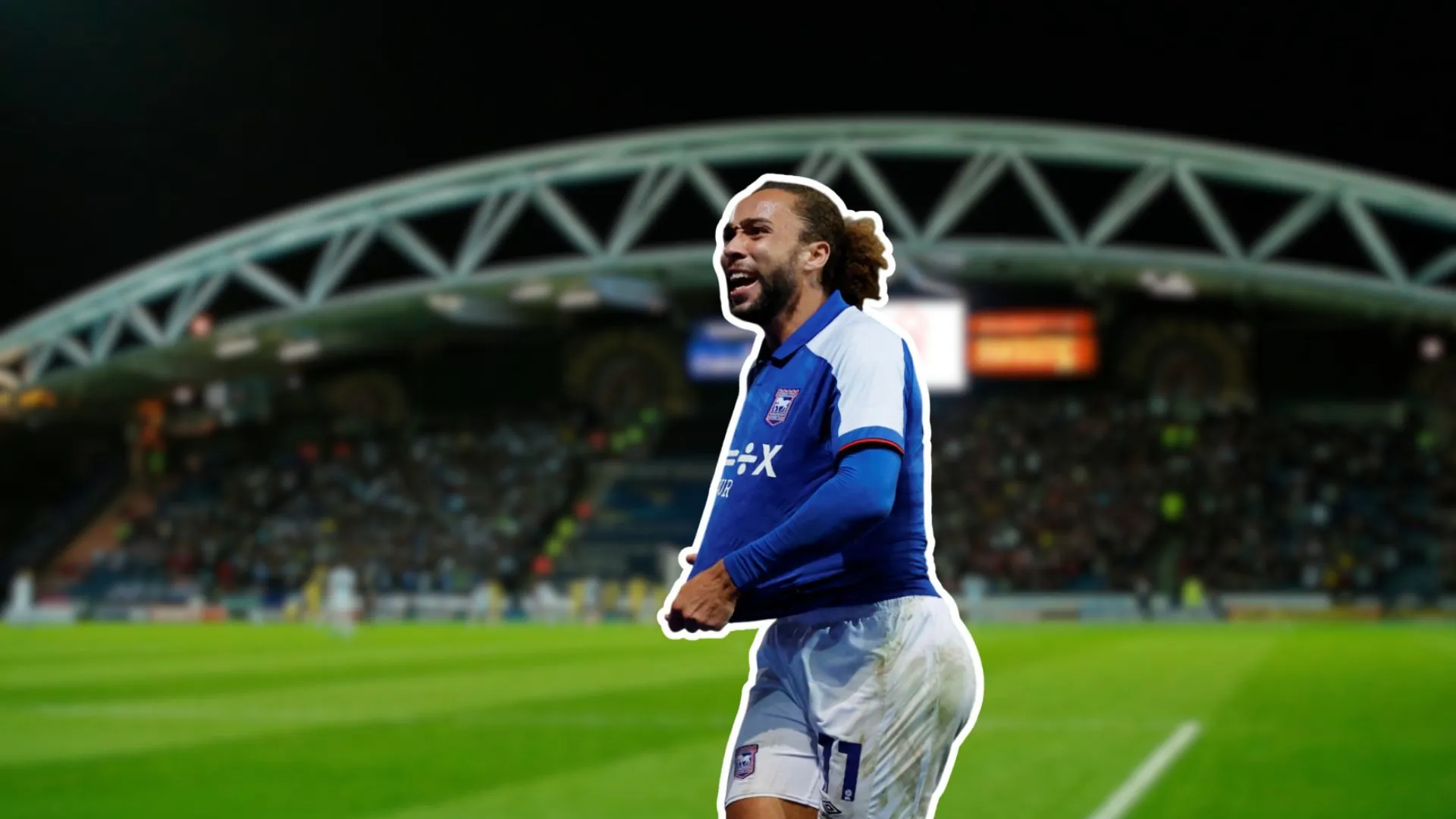 Marcus Harness trong màu áo Huddersfield Town