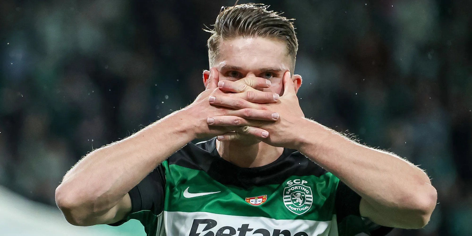 Tiền đạo Viktor Gyokeres trong màu áo Sporting CP, mục tiêu chuyển nhượng của Arsenal