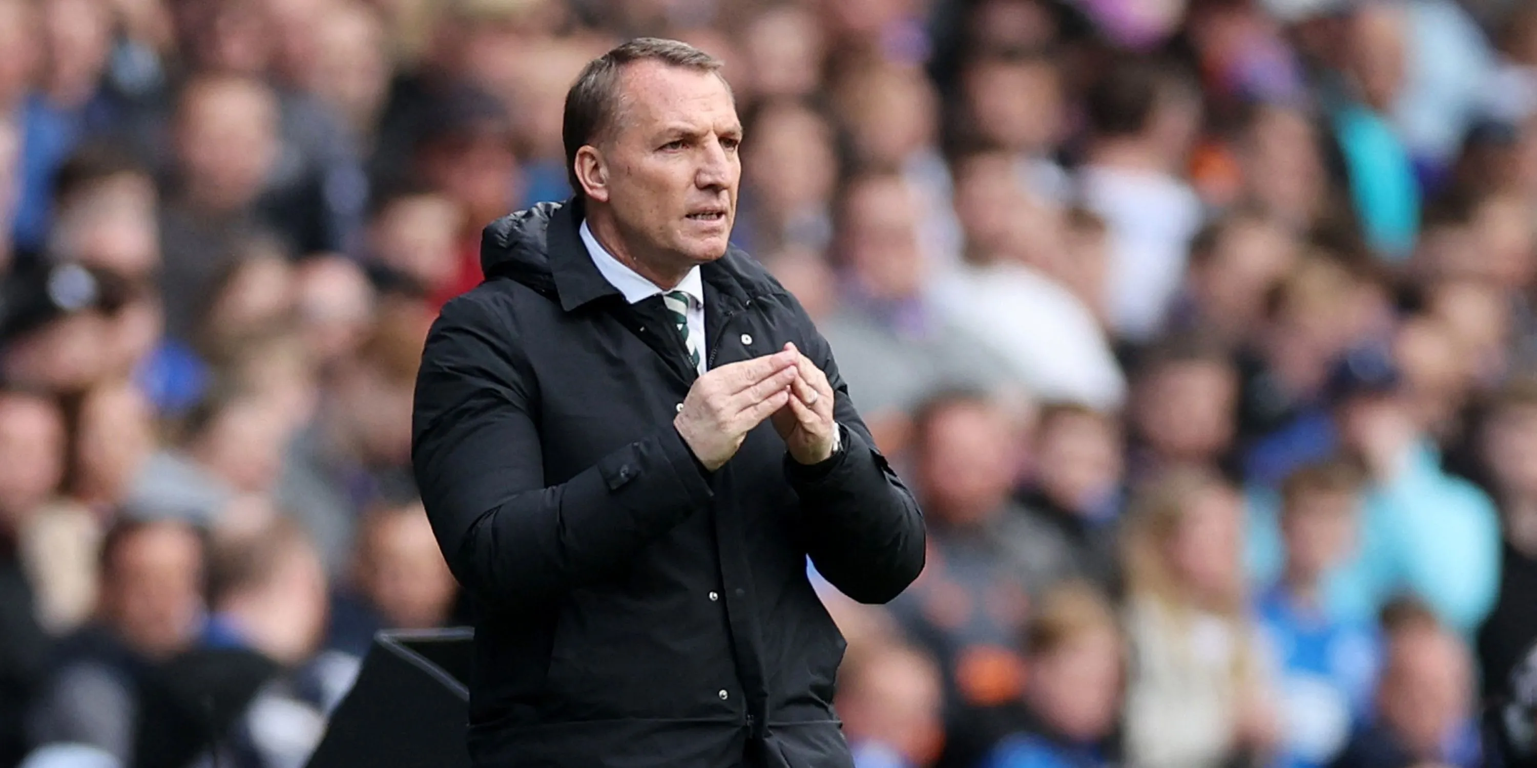 Brendan Rodgers huấn luyện Celtic trên sân tập