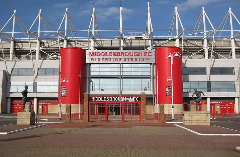 Cổng chính sân Riverside Stadium Middlesbrough