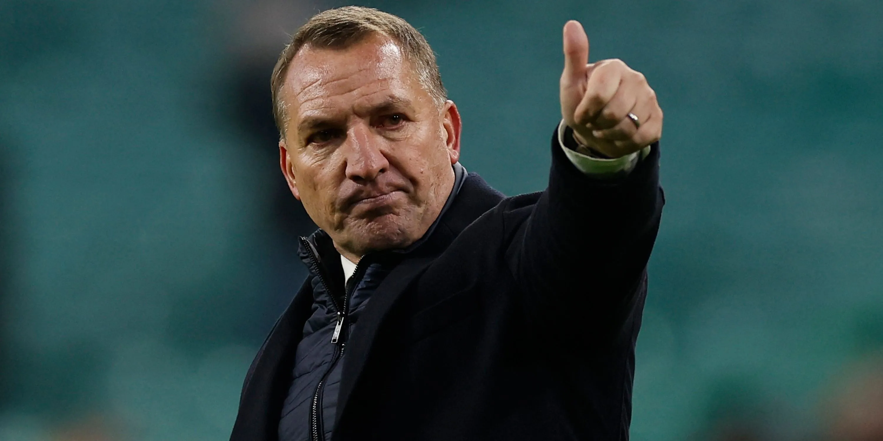 HLV Brendan Rodgers của Celtic phát biểu trong một buổi họp báo