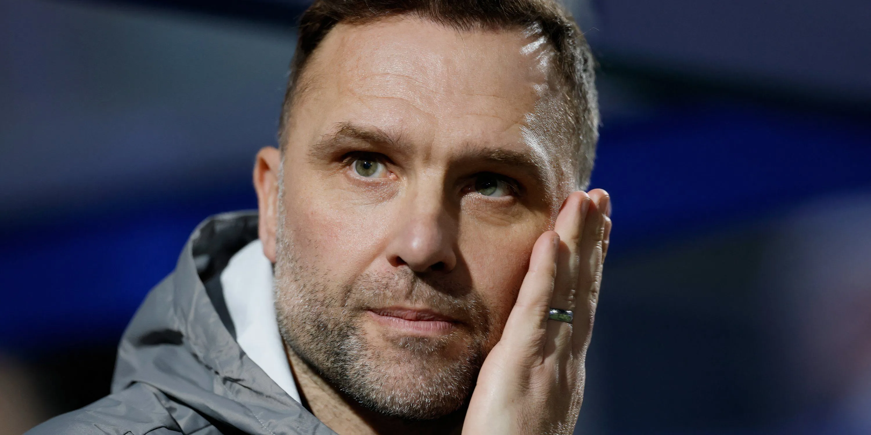Huấn luyện viên John Eustace của Derby County trên sân tập