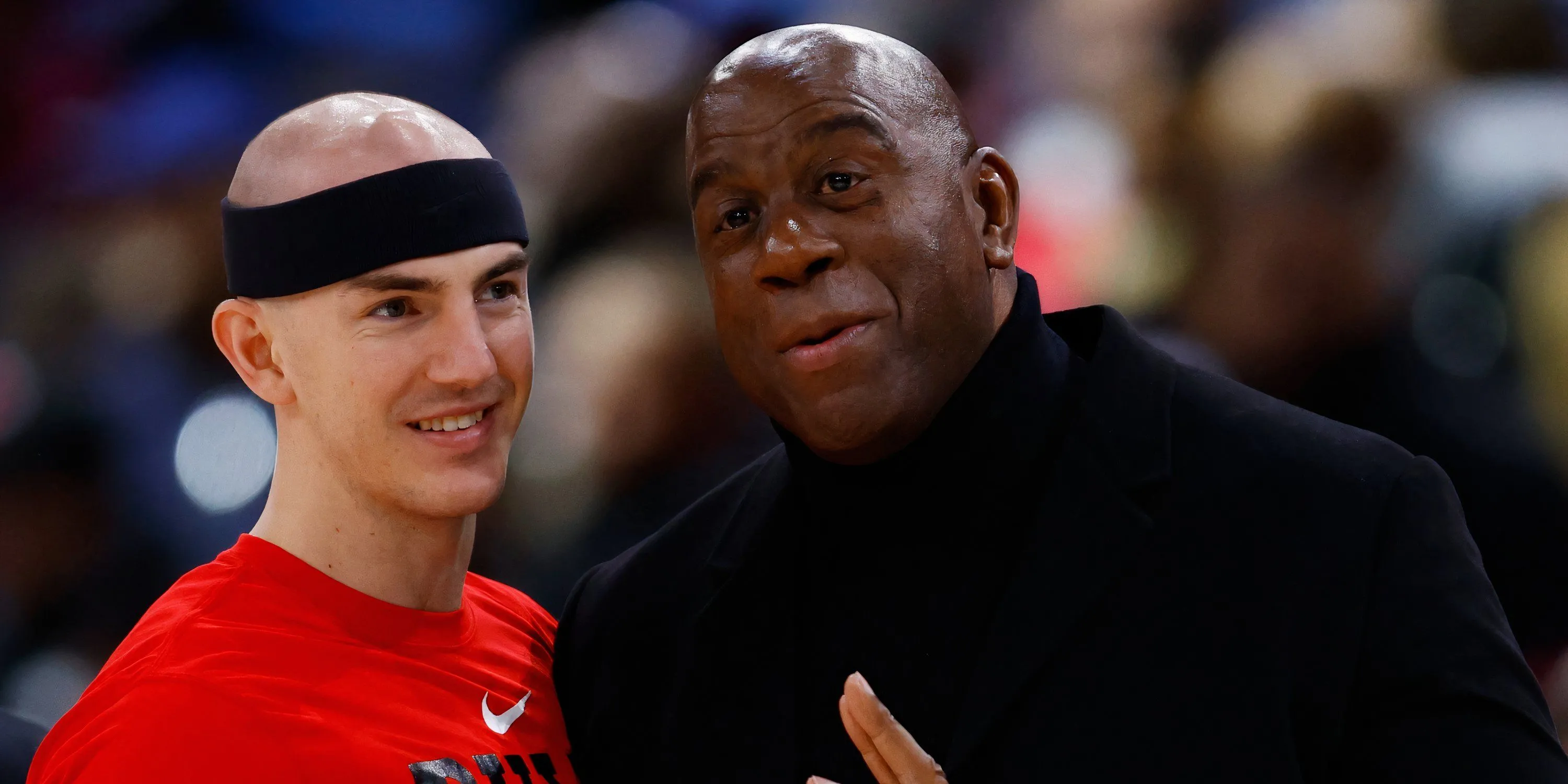 Huyền thoại bóng rổ Magic Johnson trong vai trò đồng sở hữu CLB LAFC.