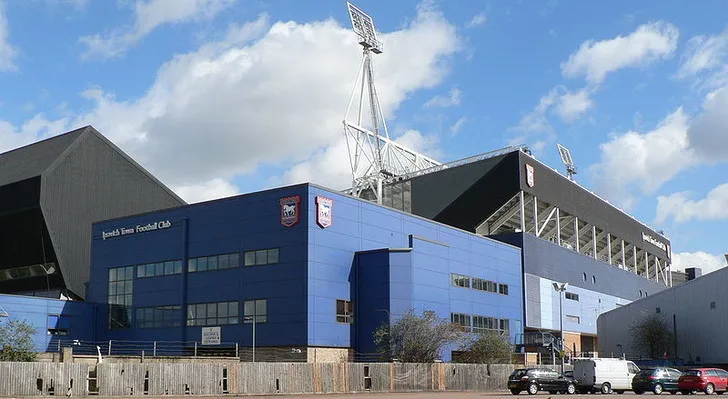 Khán đài South Stand của sân Portman Road