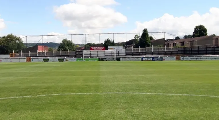 Khán đài The Bath End dành cho cổ động viên chủ nhà tại Twerton Park