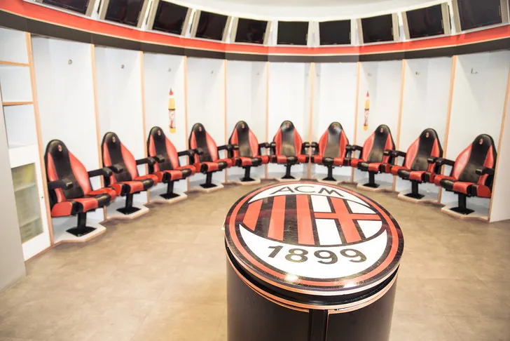 Không gian khu vực dịch vụ cao cấp (hospitality) tại sân San Siro