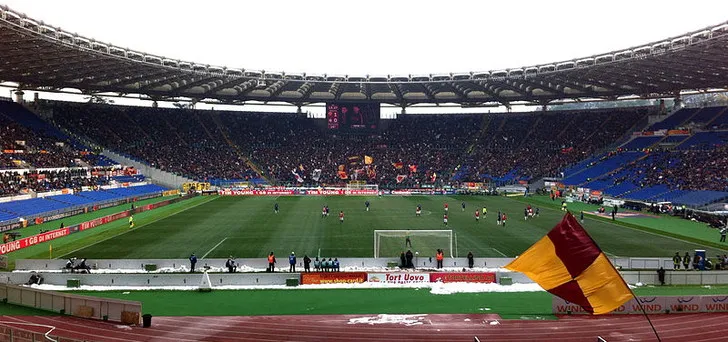 Không gian khu vực VIP tại Stadio Olimpico, nơi khách hàng có thể theo dõi trận đấu và tận hưởng dịch vụ cao cấp