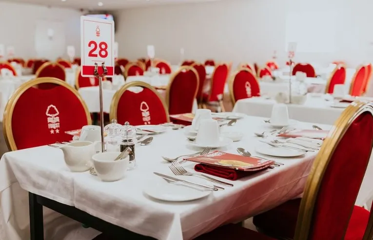 Không gian tiếp đón khách VIP tại khu vực Hospitality của The City Ground