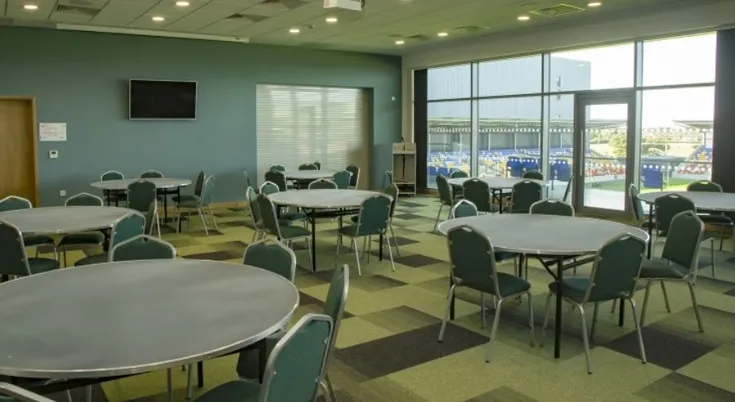 Khu vực tiếp đón khách VIP tại LNER Stadium