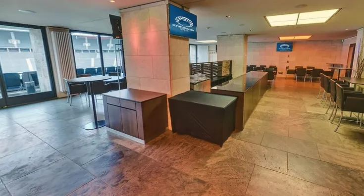 Khu vực VIP tại Olympiastadion Berlin, nội thất sang trọng phục vụ các sự kiện đặc biệt
