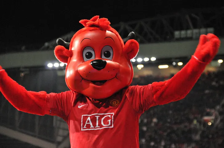 Linh vật Fred the Red của câu lạc bộ Manchester United