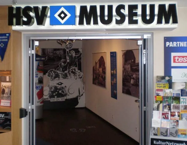 Lối vào Bảo tàng Hamburger SV tại Volksparkstadion