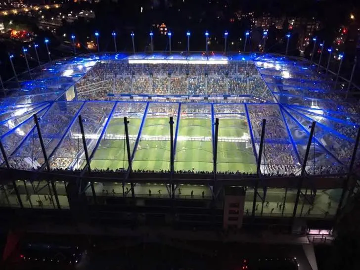 Mô hình chi tiết của sân vận động Volksparkstadion tại Miniatureworld