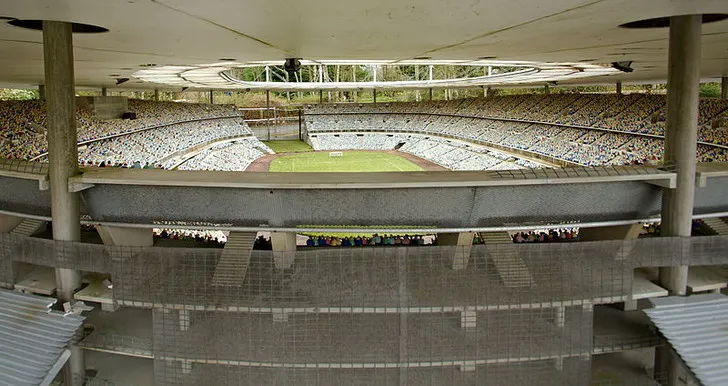 Mô hình thu nhỏ chi tiết của sân vận động Stade de France