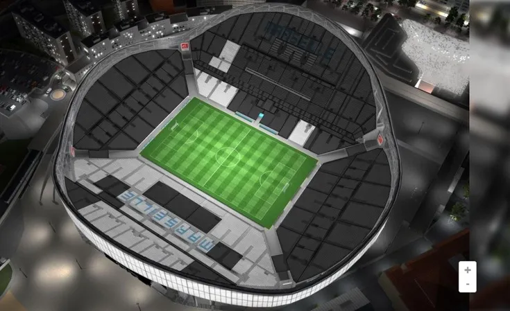 Sơ đồ bố trí chỗ ngồi chi tiết tại sân vận động Stade Velodrome, giúp khán giả dễ dàng định vị khu vực.