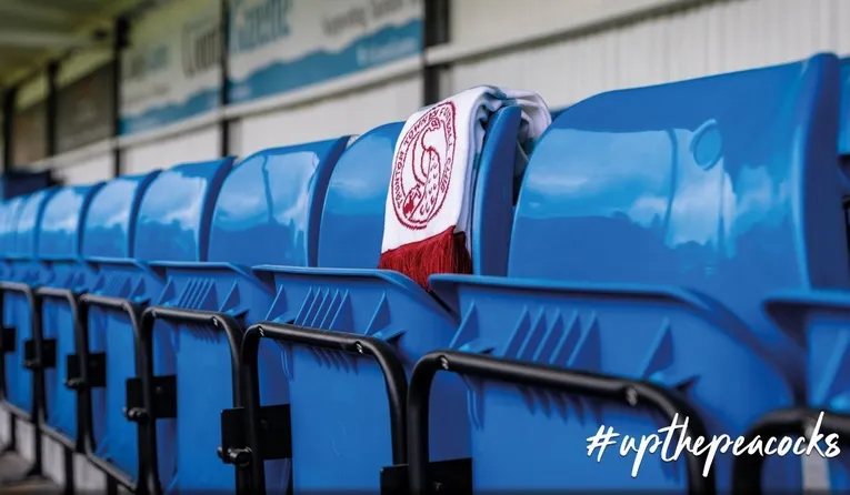 Sơ đồ chi tiết khu vực chỗ ngồi và khán đài tại sân vận động Wordsworth Drive của Taunton Town FC