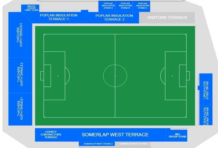 Sơ đồ chỗ ngồi sân vận động Memorial Stadium