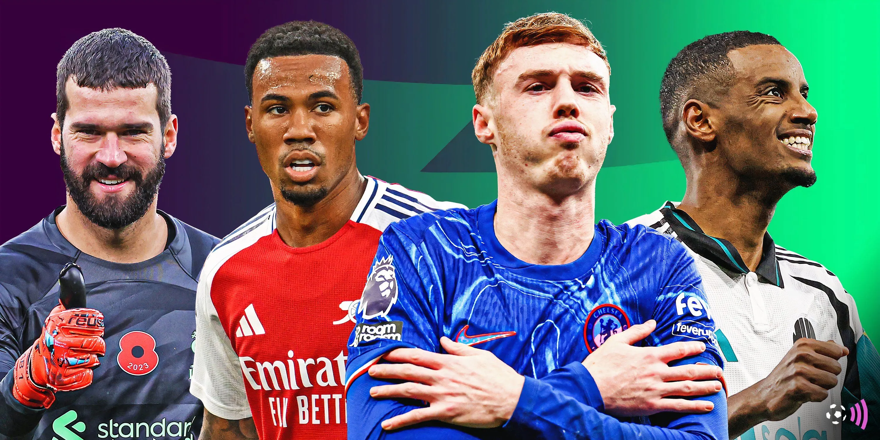 tên đội FPL 2025-2026 với Alisson, Gabriel, Palmer và Isak