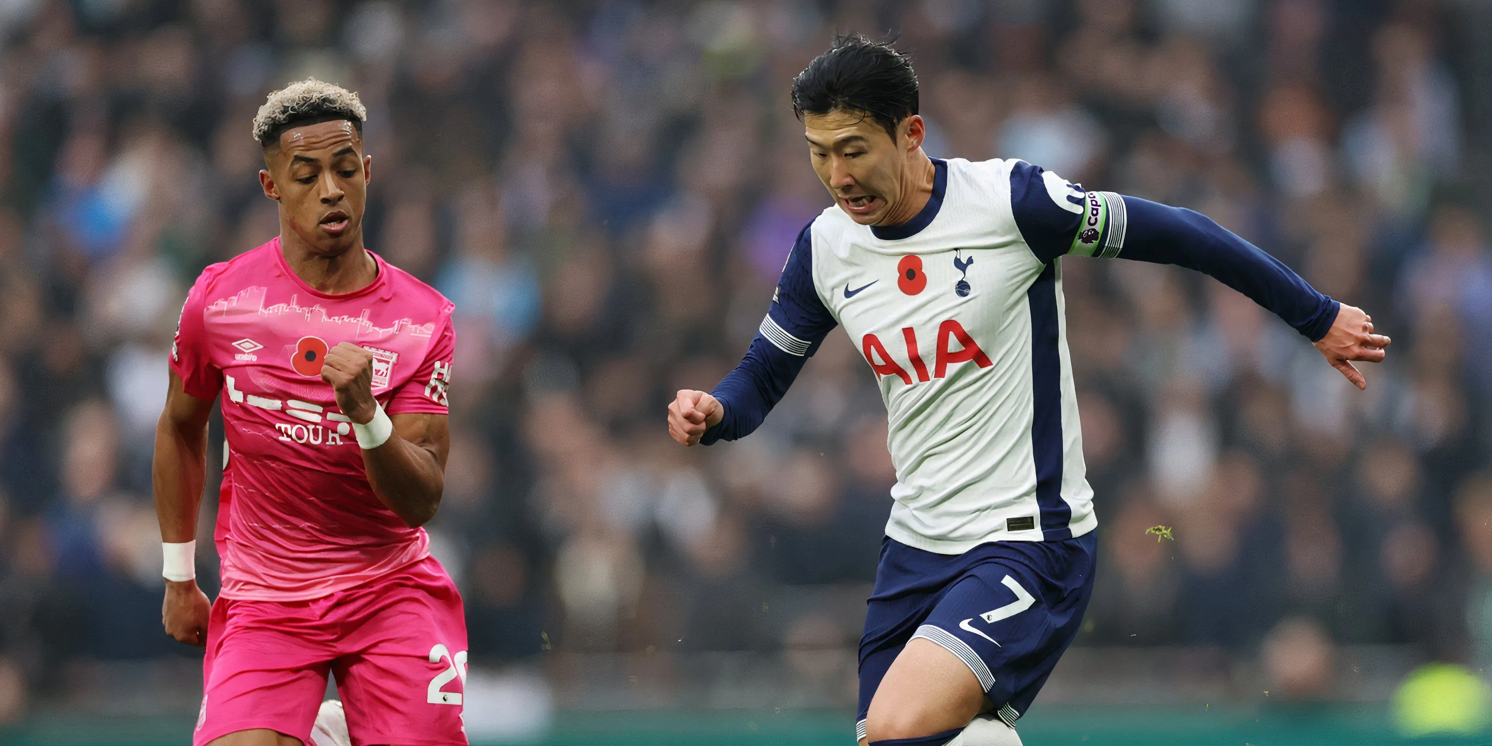 Tiền đạo Son Heung-min của Tottenham, người có thể ra đi trong kỳ chuyển nhượng hè