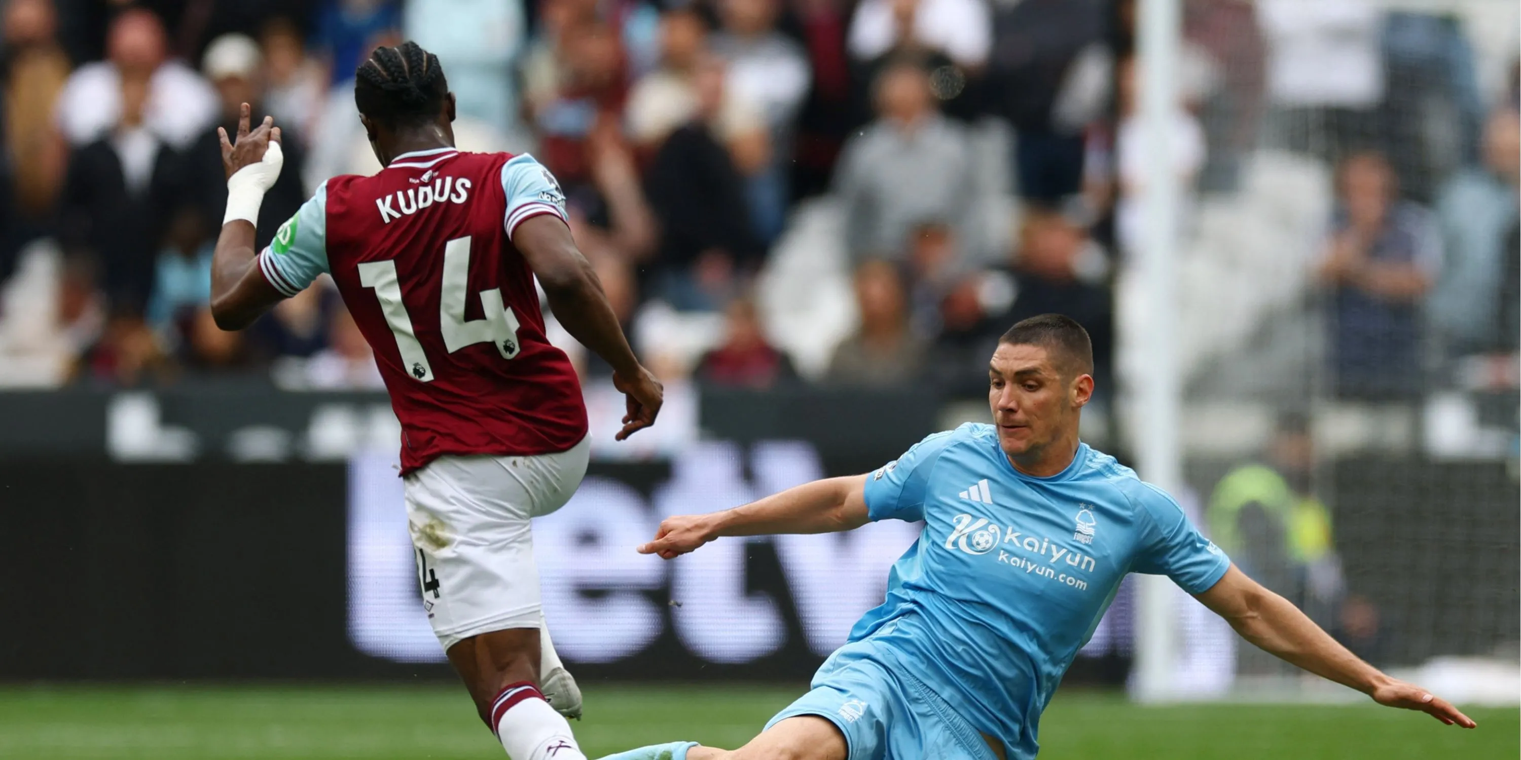 Tiền vệ Mohammed Kudus của West Ham, mục tiêu chuyển nhượng hàng đầu của Tottenham