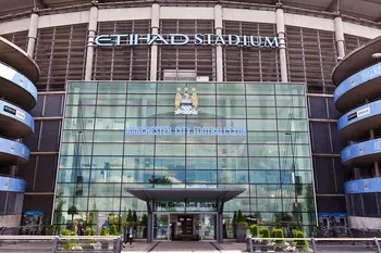Toàn cảnh sân vận động Etihad, sân nhà của Manchester City.