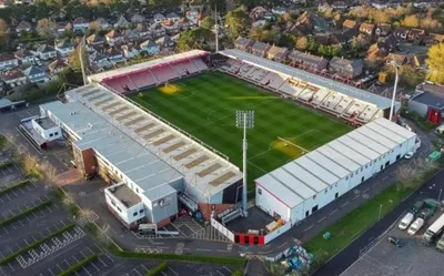 Toàn cảnh sân Vitality Stadium nhìn từ trên cao