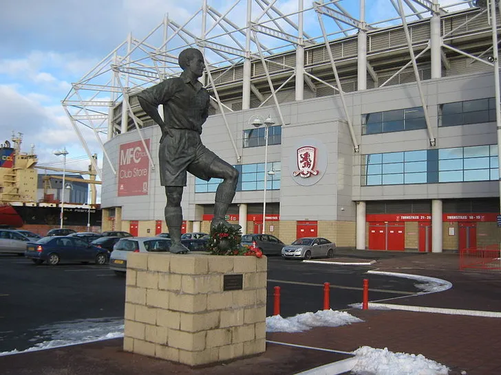 Tượng George Hardwick, một huyền thoại của Middlesbrough