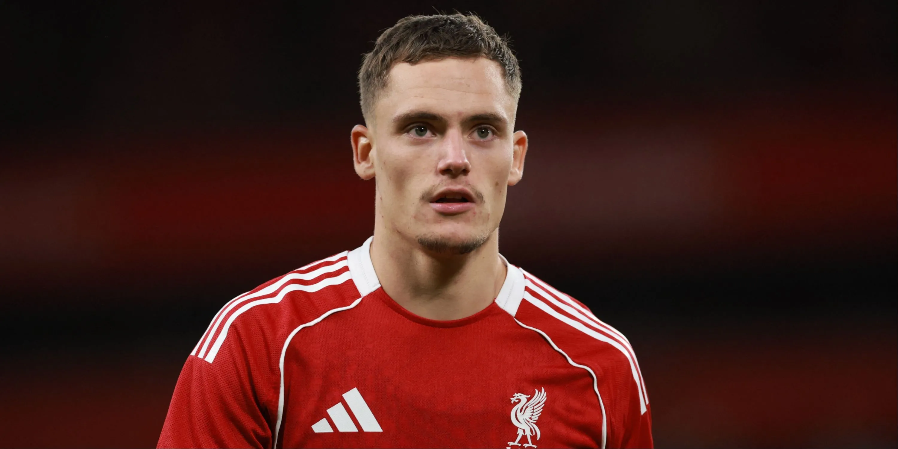 Florian Wirtz trong màu áo Liverpool thi đấu tại Ngoại hạng Anh