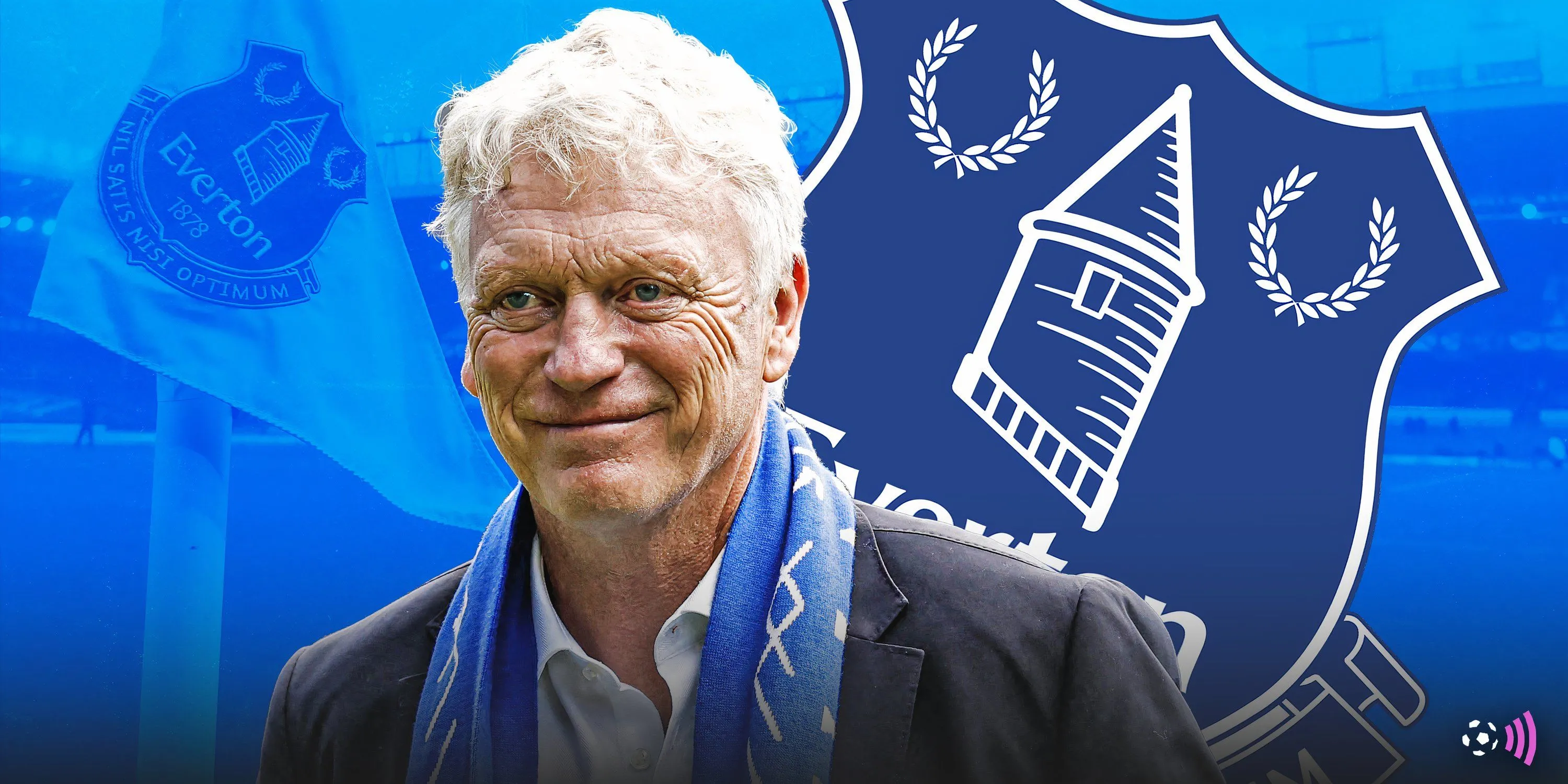 Huấn luyện viên David Moyes chỉ đạo các cầu thủ Everton trên sân tập