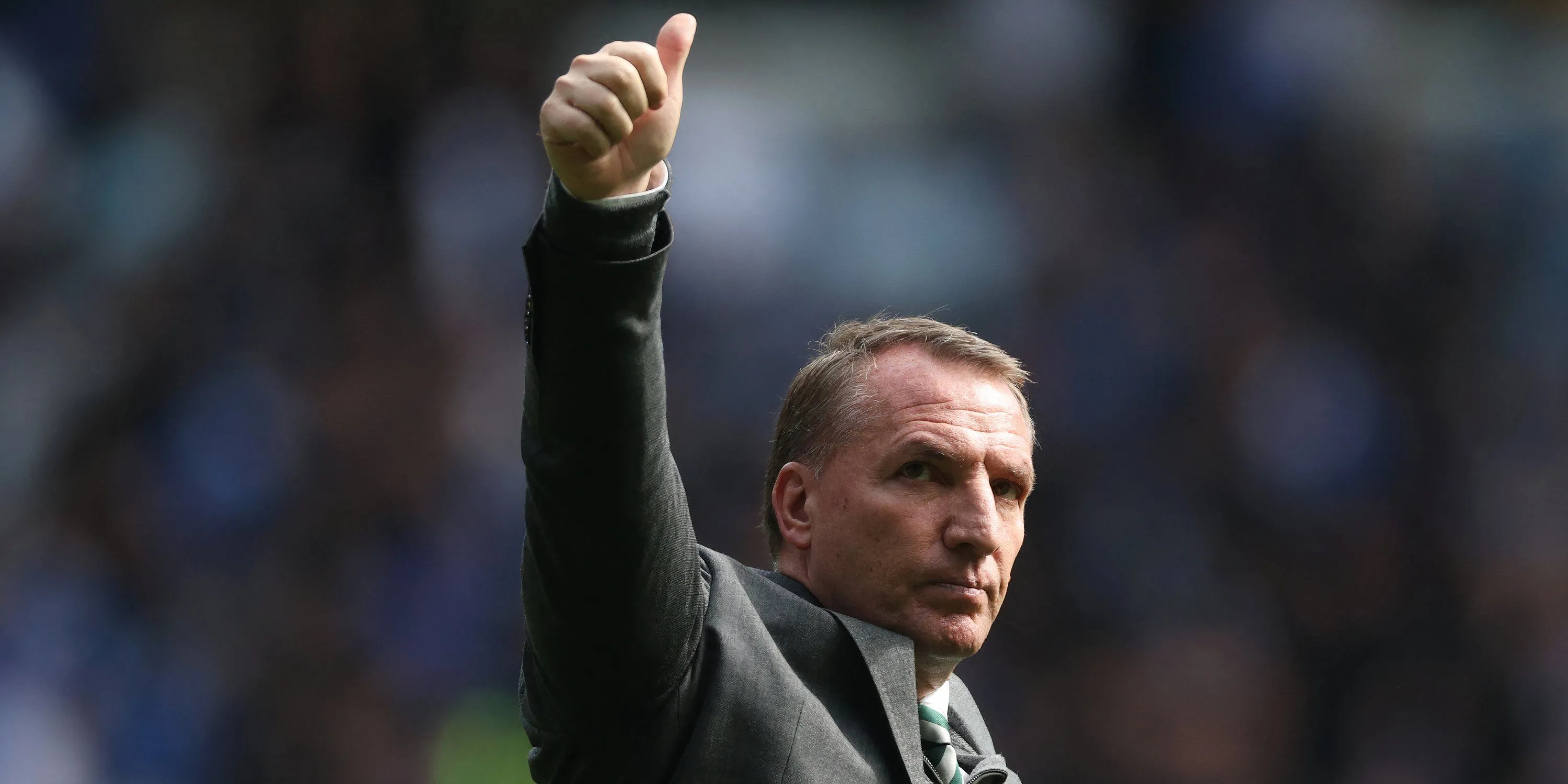 Huấn luyện viên Brendan Rodgers của Celtic thể hiện sự thất vọng