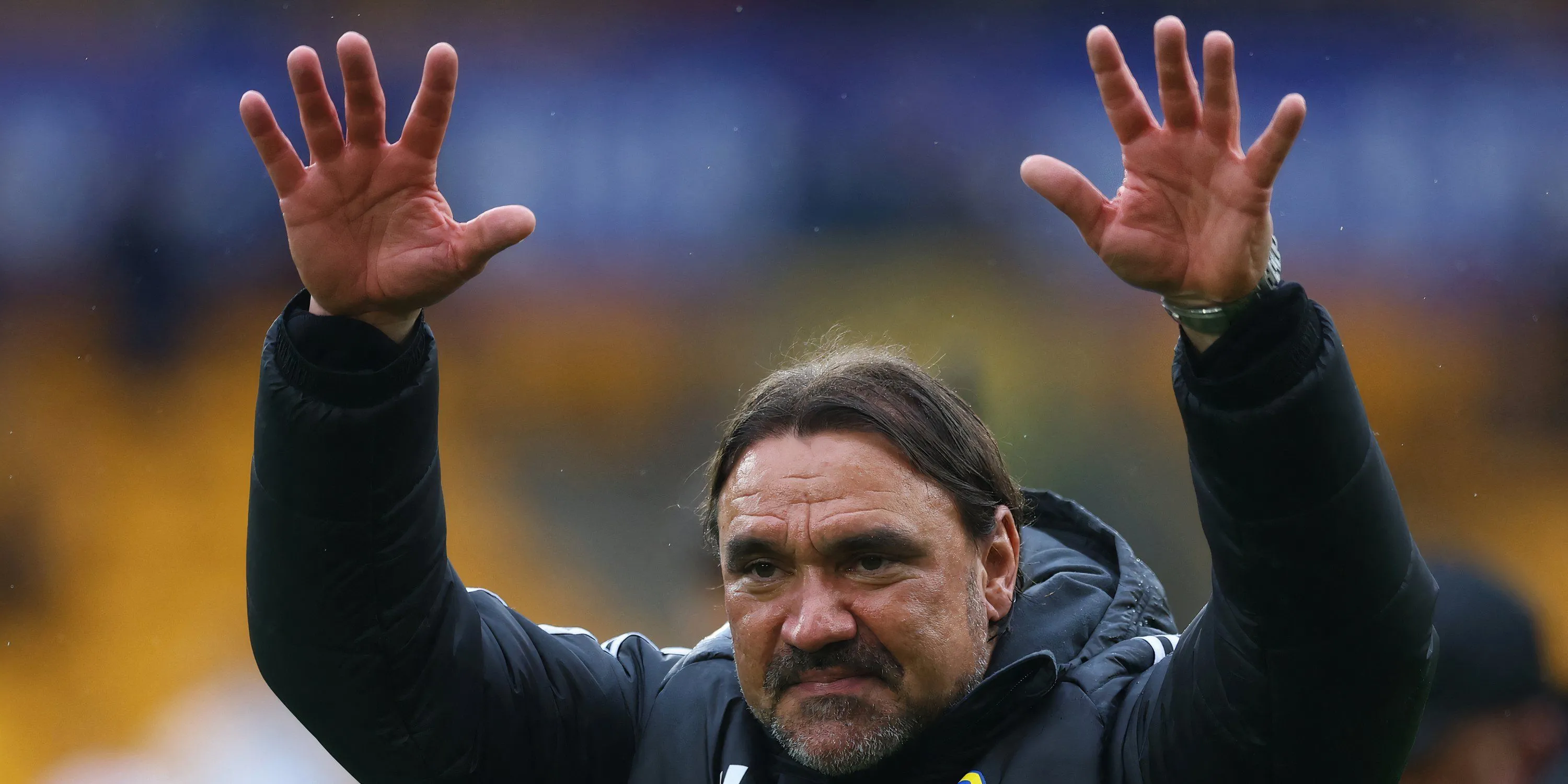 Huấn luyện viên Daniel Farke của Leeds United trong trận đấu Premier League