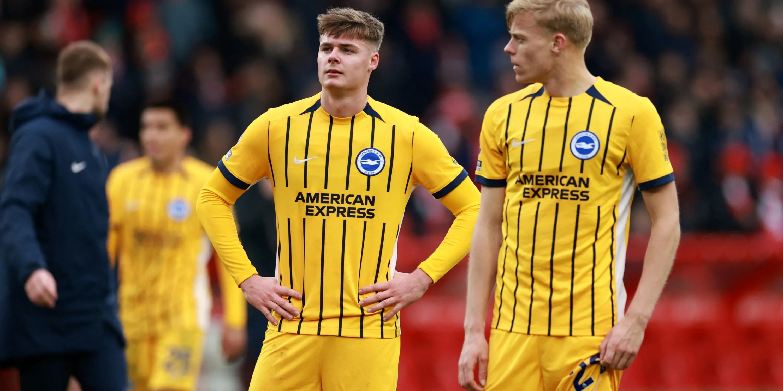 Tiền đạo trẻ Evan Ferguson trong màu áo Brighton, người từng thử việc tại Celtic
