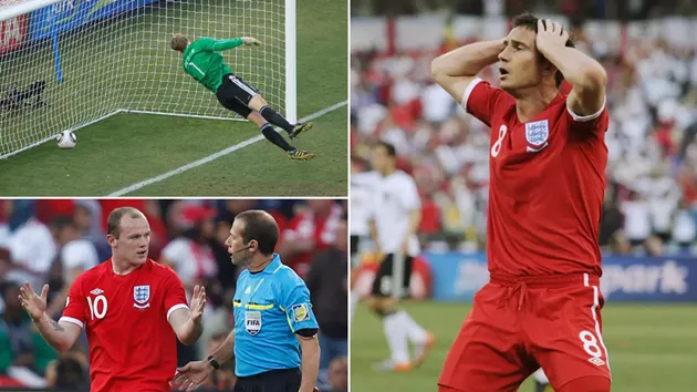 Bàn thắng đáng tranh cãi của Frank Lampard tại World Cup 2010 minh họa cần có công nghệ GLT