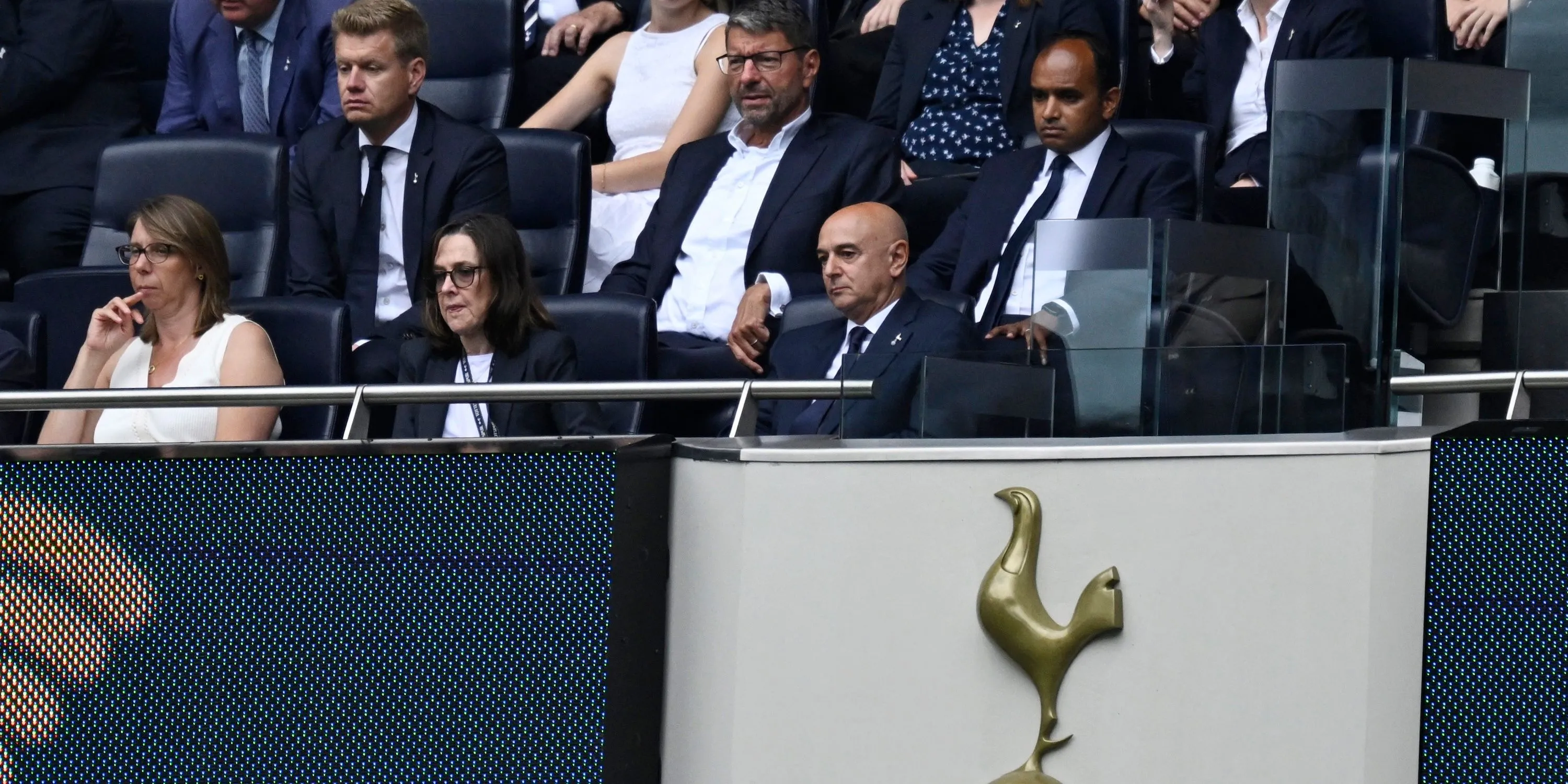 Daniel Levy, Johan Lange và Vinai Venkatesham tại Tottenham