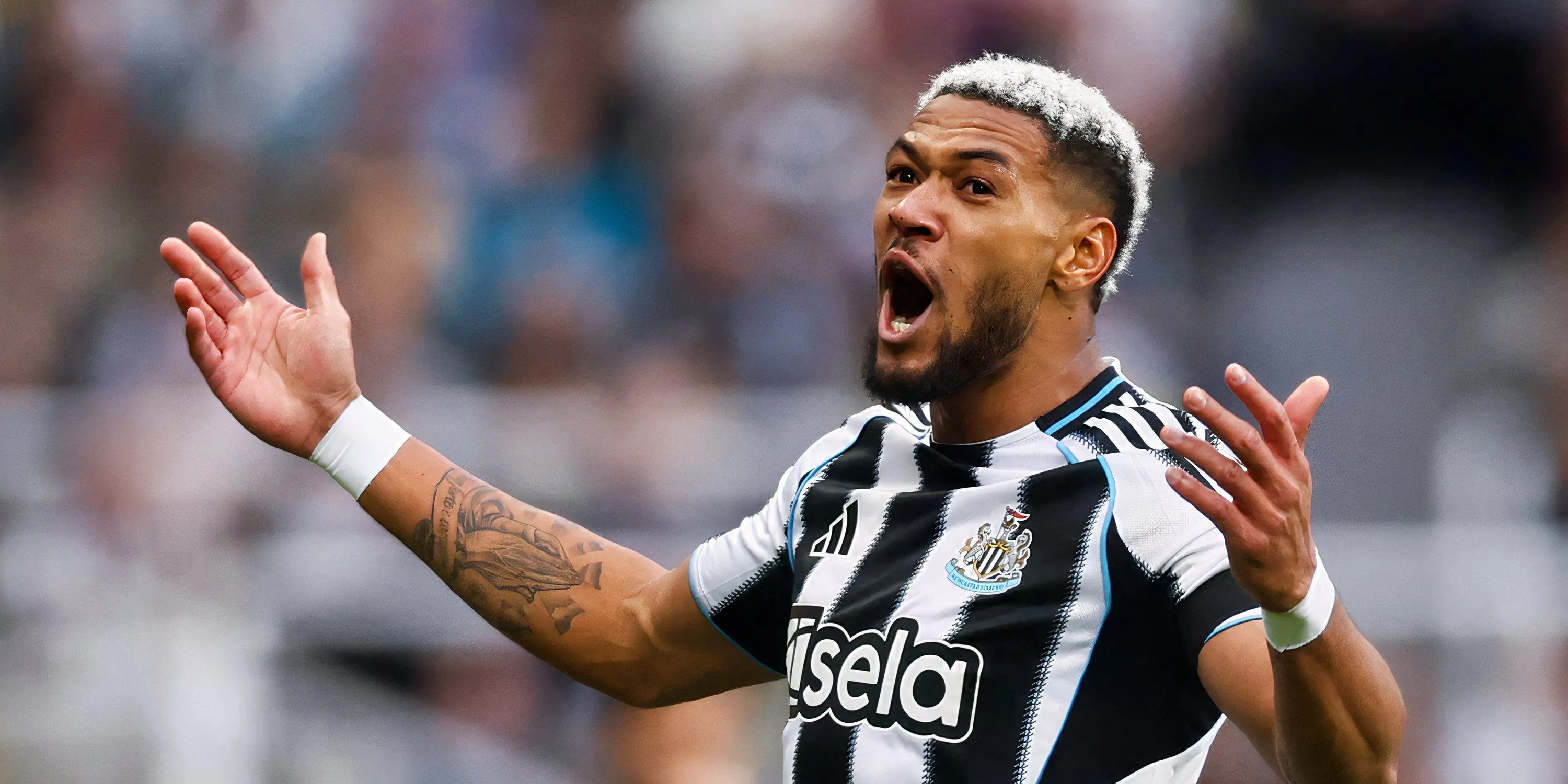 Joelinton chơi thất vọng trước Brighton, bị thay ra nghỉ giữa hiệp