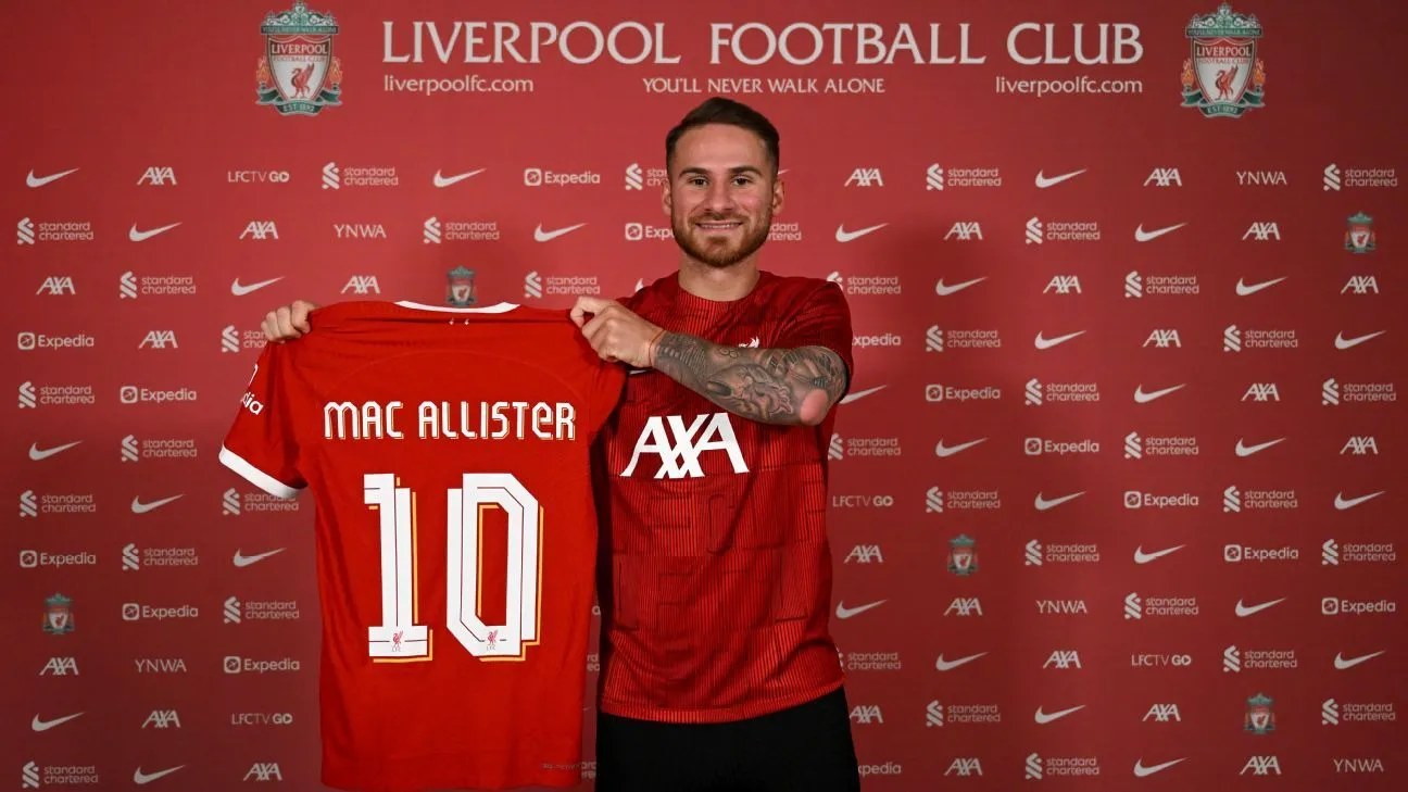 Liverpool từng gặp tình huống khi điều khoản giải phóng của Allister được kích hoạt trong điều kiện nhất định