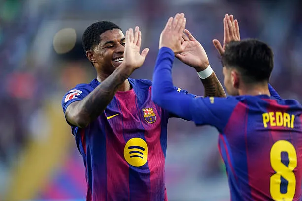 Marcus Rashford khen ngợi Pedri trước El Clasico, hình ảnh Rashford trả lời phỏng vấn