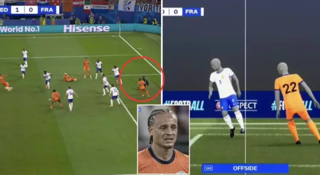 Pha tranh cãi Xavi Simons bị từ chối bàn thắng do can thiệp tầm nhìn tại EURO 2024
