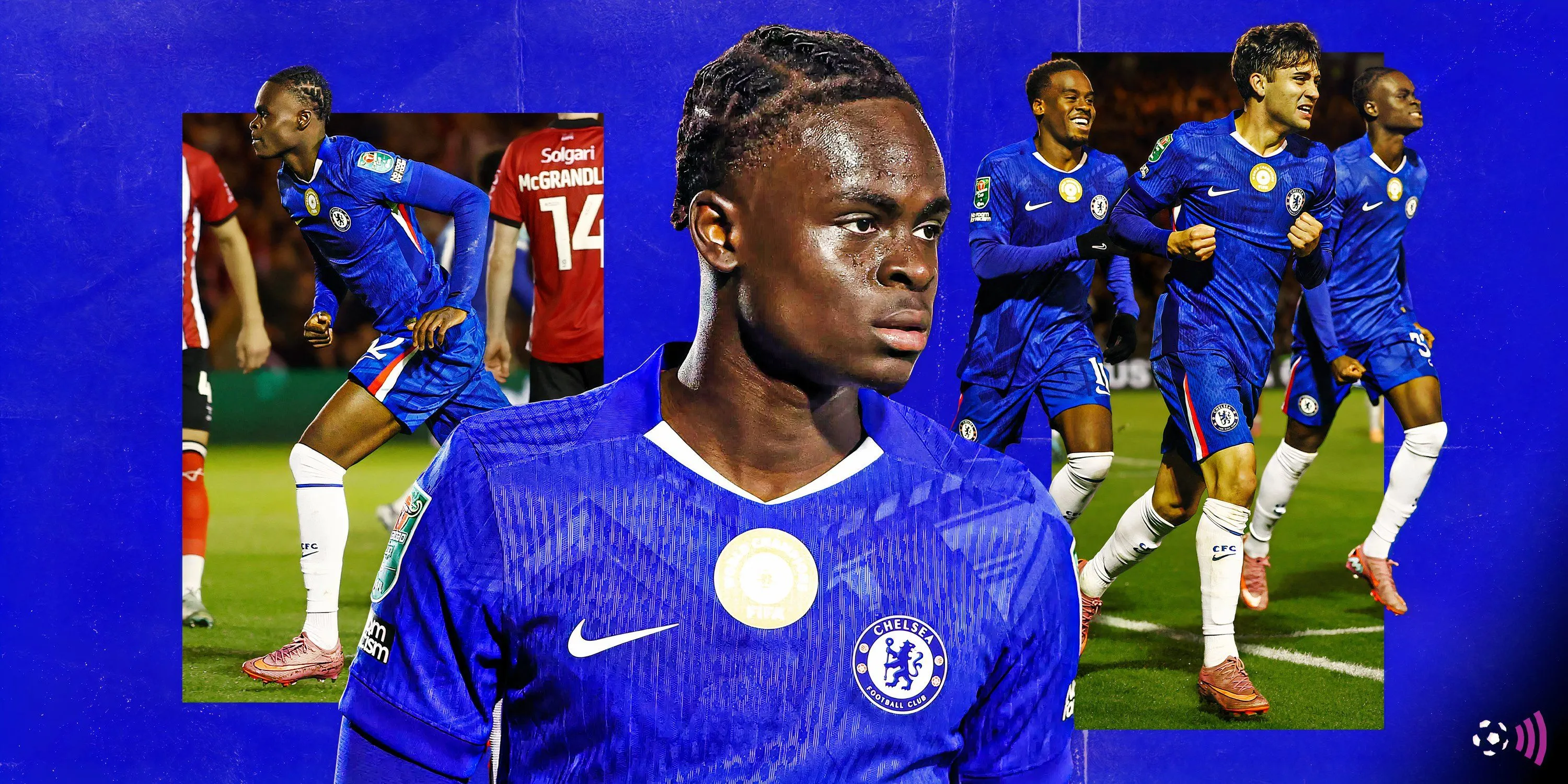 Tyrique George thi đấu cho Chelsea, có thể chơi cả vai trò tiền đạo cắm, mục tiêu chuyển nhượng West Ham